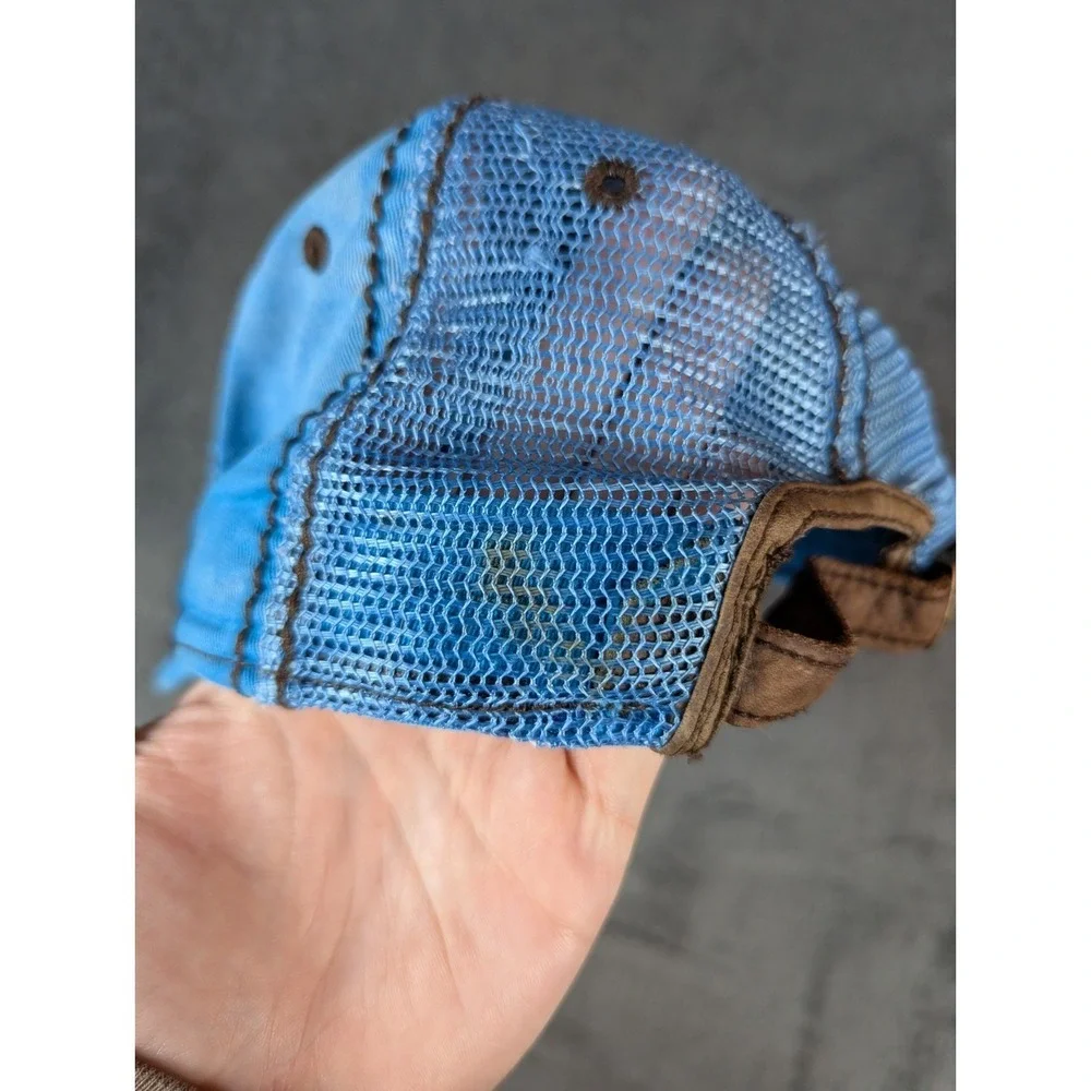 RARE Vintage True Religion Distressed Trucker Hat Cap 